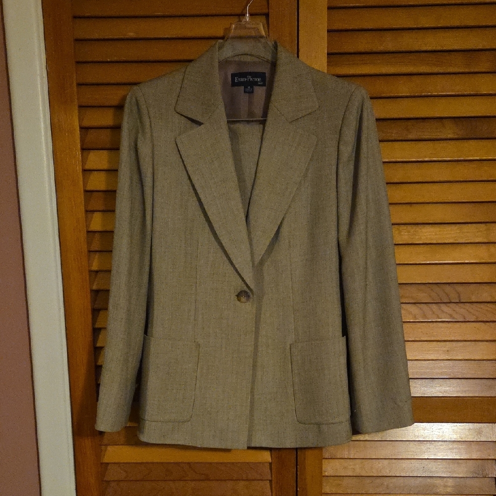 Evan Picone Women's Beige Blazer